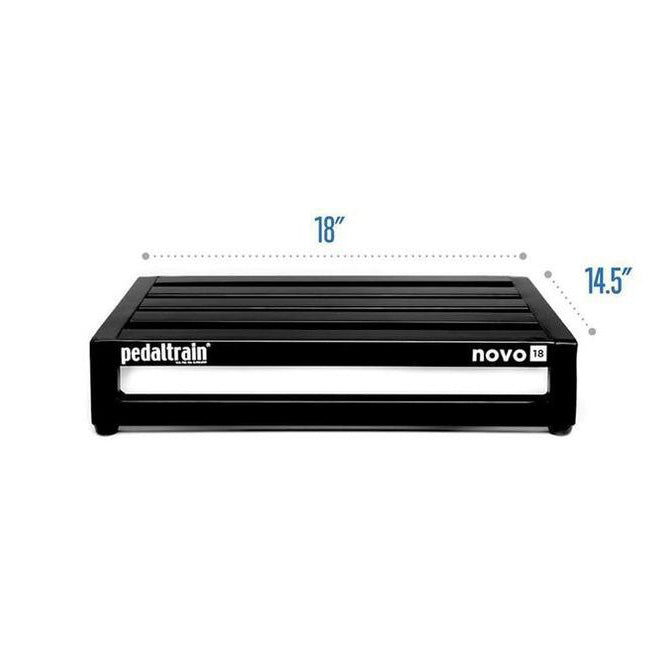 Pedaltrain PT-N18-SC NOVO 18 18” X 14.5” Pedalboard with Soft Case