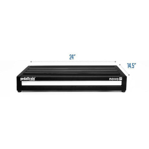 Pedaltrain PT-N24-SC NOVO 24 24” X 14.5” Pedalboard Dimensions