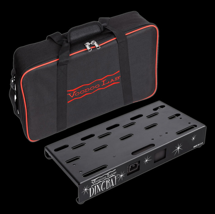 Voodoo Lab DBS-EXP3 Dingbat Small-EX Pedalboard Power Package with Pedal Power 3 All Angle