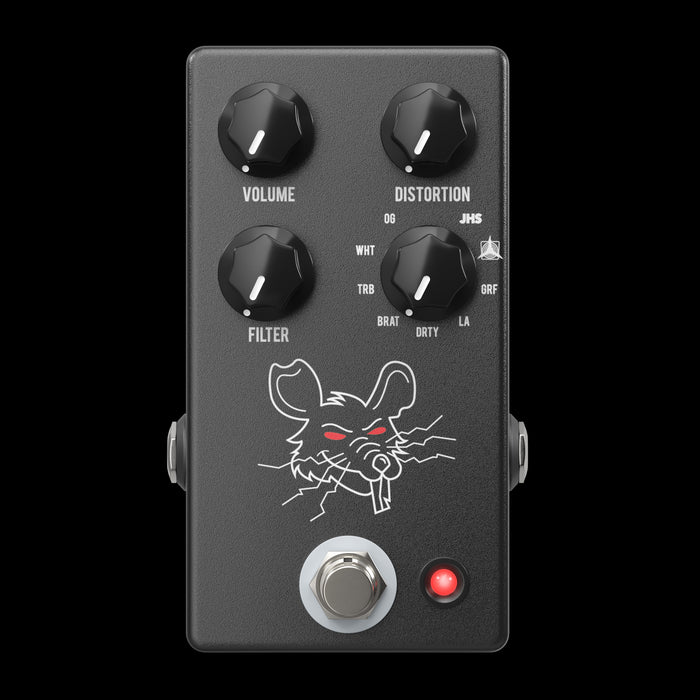 JHS PackRat Distortion Guitar Effect Pedal Front