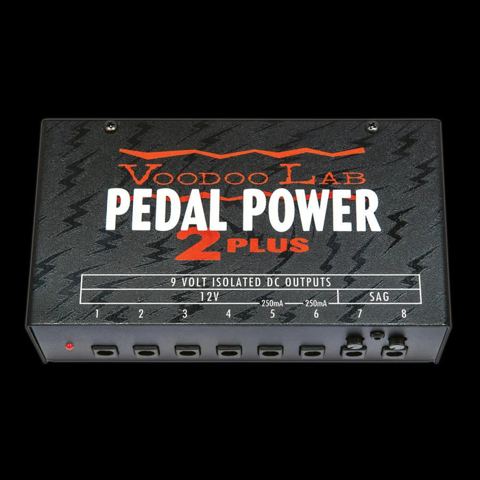 Voodoo Lab Pedal Power 2 Plus Multi Power Supply Top Angle