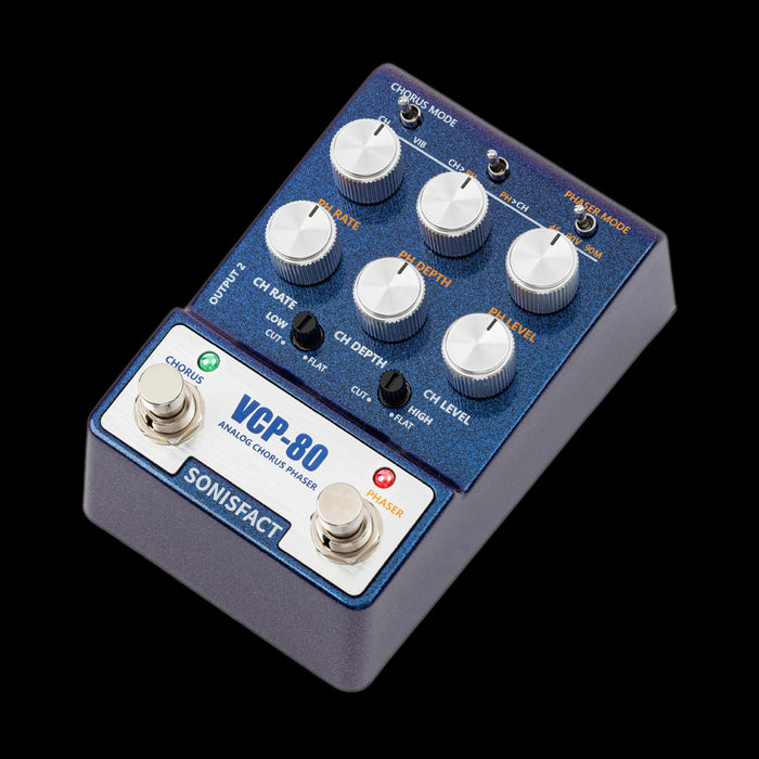 Sonisfact VCP-80 Analog Chorus Phaser Pedal Angle Right