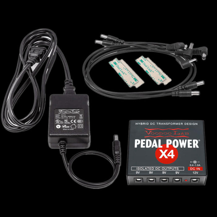 Voodoo Lab PPX4 Pedal Power X4 Power Supply Full KIt