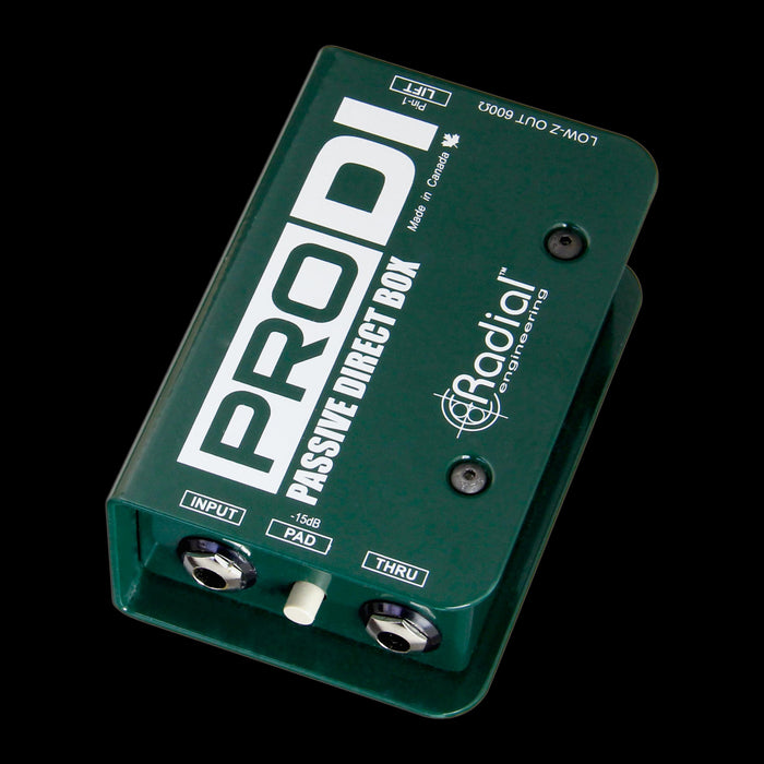 Radial Engineering ProDI Passive Direct Box Right 