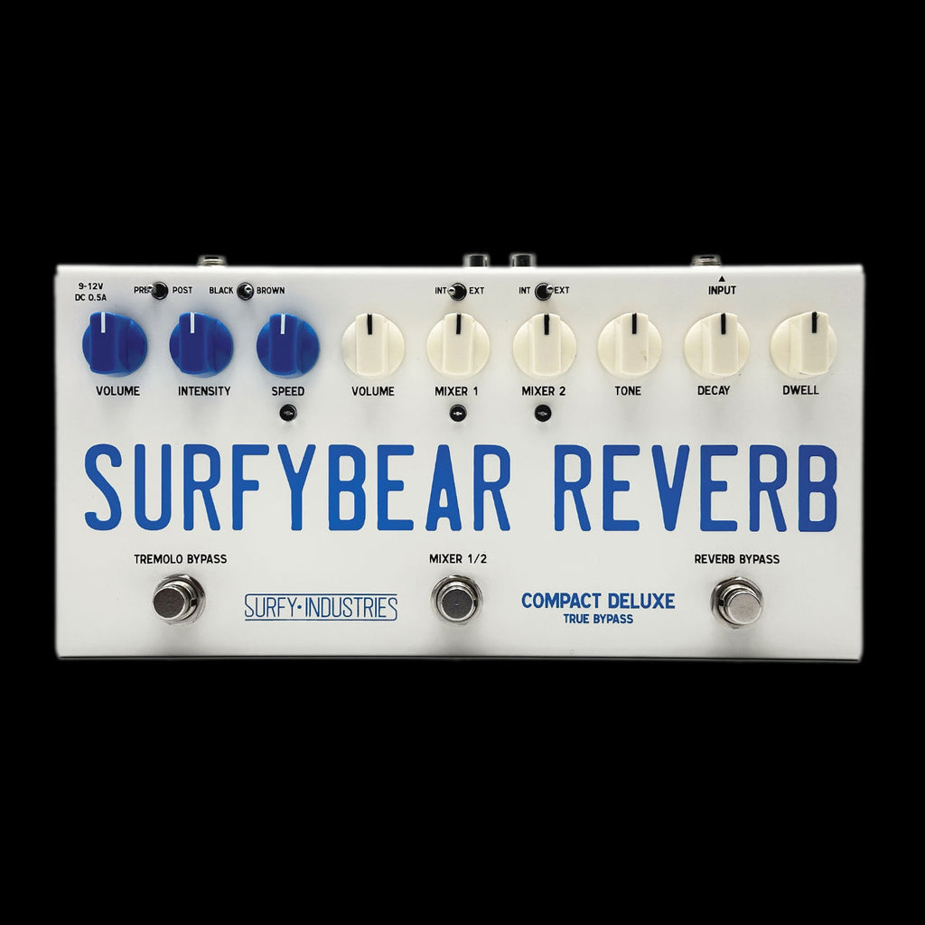 ギター SURFYBEAR REVERB Surfy Industries Surfy Industries SurfyBear Compact Deluxe Reverb and Tremolo