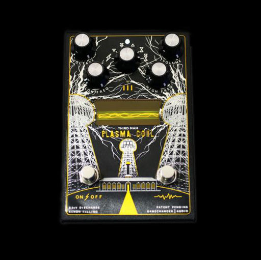 Gamechanger Audio Third Man Plasma Black Coil Pedal Front Angle