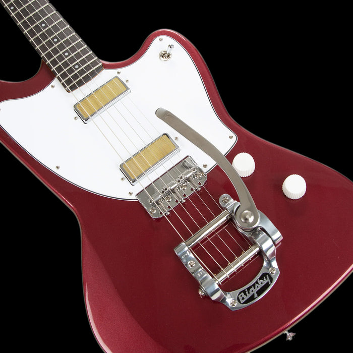 Harmony Standard Silhouette With Bigsby Burgundy Body Detail Angle