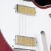 Harmony Standard Silhouette With Bigsby Burgundy Closeup Pickups
