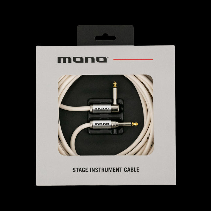 Mono Stage Instrument 20-ft. Cable Standard Angled to Silent Connector Front