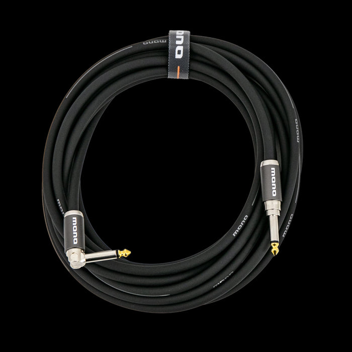 Mono Studio Instrument 10-ft. Cable 180 Degree to Silent Connector Front Coiled