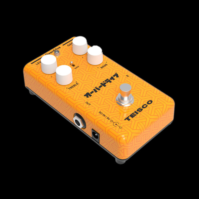 Teisco Overdrive Guitar Effect Pedal Left Angle