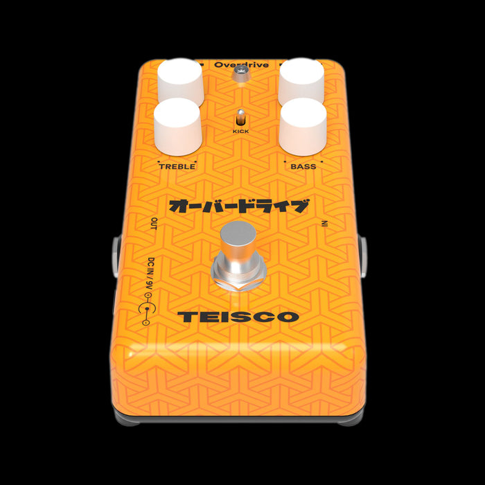 Teisco Overdrive Guitar Effect Pedal Front Angle Up