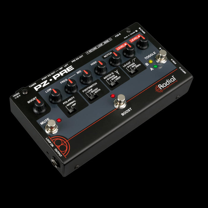 Radial Engineering PZ Pre Acoustic Instrument Preamp Pedal — Truetone Music