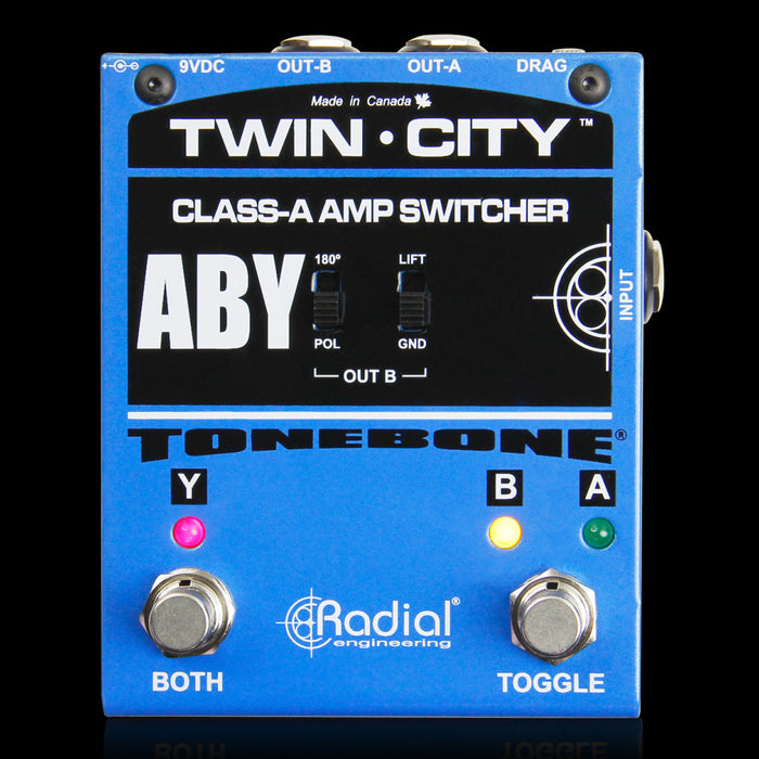 Radial Engineering Twin City ABY Switcher Pedal Front