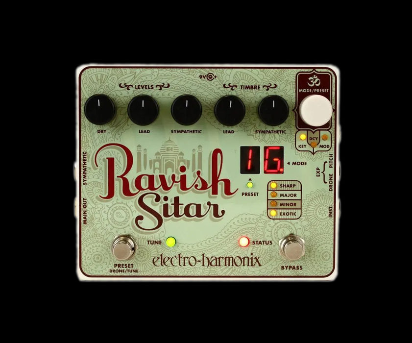 ehx sitar pedal Electro-Harmonix Ravish Sitar Emulation Pedal — Truetone Music