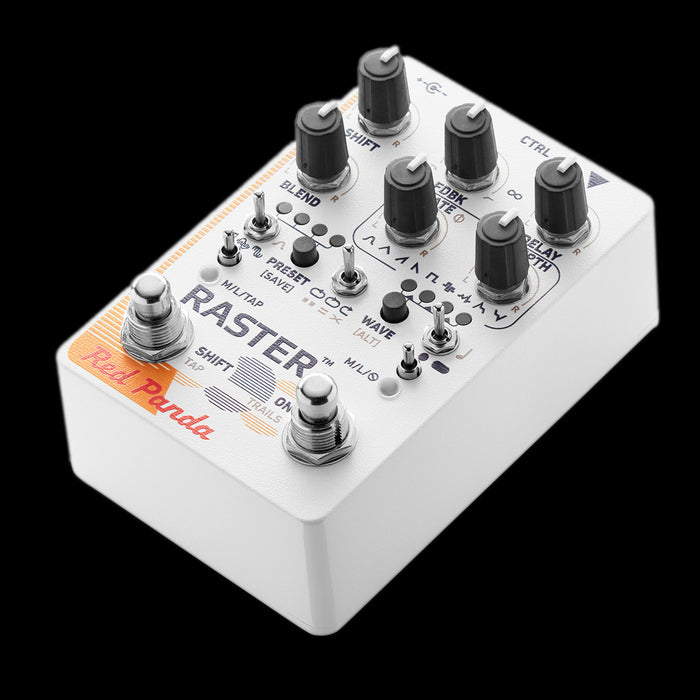 Red Panda Raster 2 Delay and Pitch Shifter Guitar Effect Pedal Right