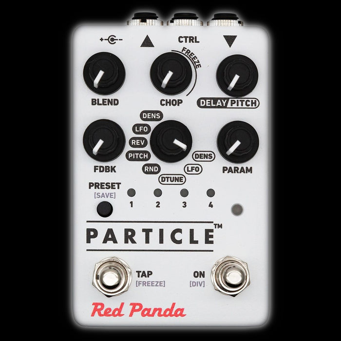 Red Panda Particle Delay with Pitch Shifter V2 Guitar Effect Pedal Front