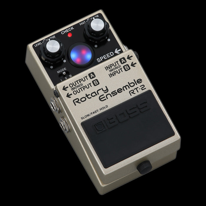 Boss RT-2 Rotary Ensemble Pedal Front Angle
