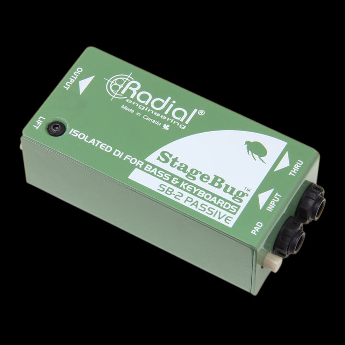 Radial Engineering StageBug SB-2 Passive Direct Box Left