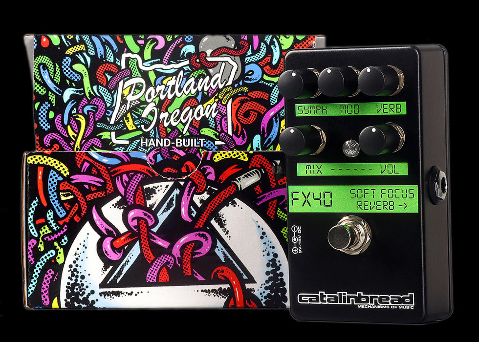Catalinbread Soft Focus Reverb Guitar Effect Pedal With Box