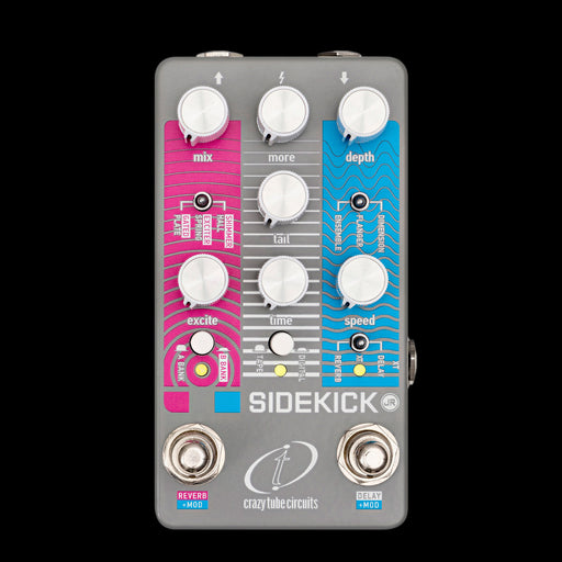 Crazy Tube Circuits Sidekick JR Modulation/Delay/Reverb Guitar Effect Pedal