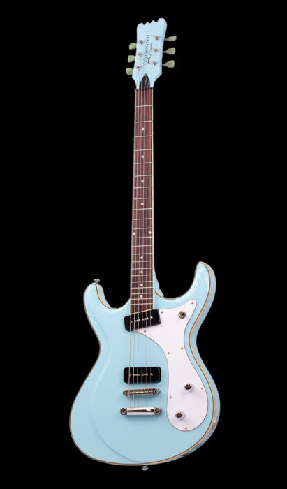 Eastwood Sidejack Baritone 20th Anniversary Limited Guitar Sonic Blue