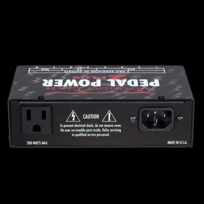 Voodoo Lab Pedal Power 2 Plus Multi Power Supply Back