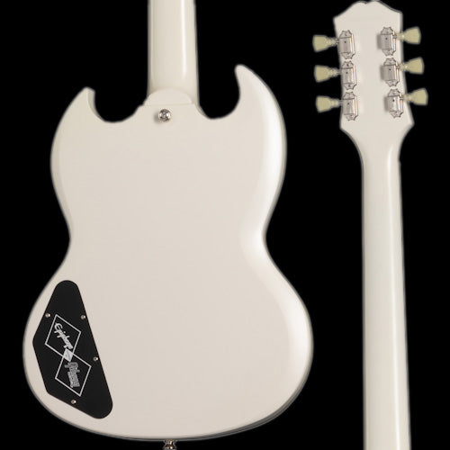 Epiphone 1961 Les Paul SG Standard Aged Classic White Back Neck