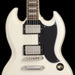 Epiphone 1961 Les Paul SG Standard Aged Classic White Closeup Pickups