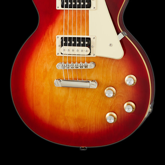 Epiphone Les Paul Classic Heritage Cherry Sunburst Closeup Bridge