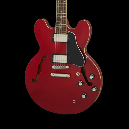 Epiphone ES-335 Cherry Electric Guitar Front Crop