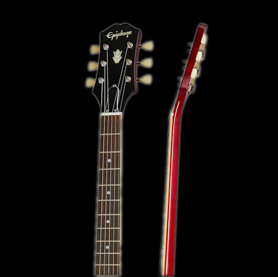 Epiphone ES-335 Cherry Electric Guitar Headstock