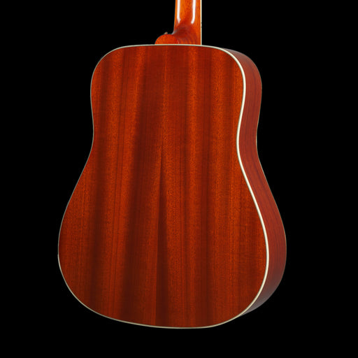 Epiphone Hummingbird Aged Cherry Sunburst Gloss Acoustic Guitar Back Crop