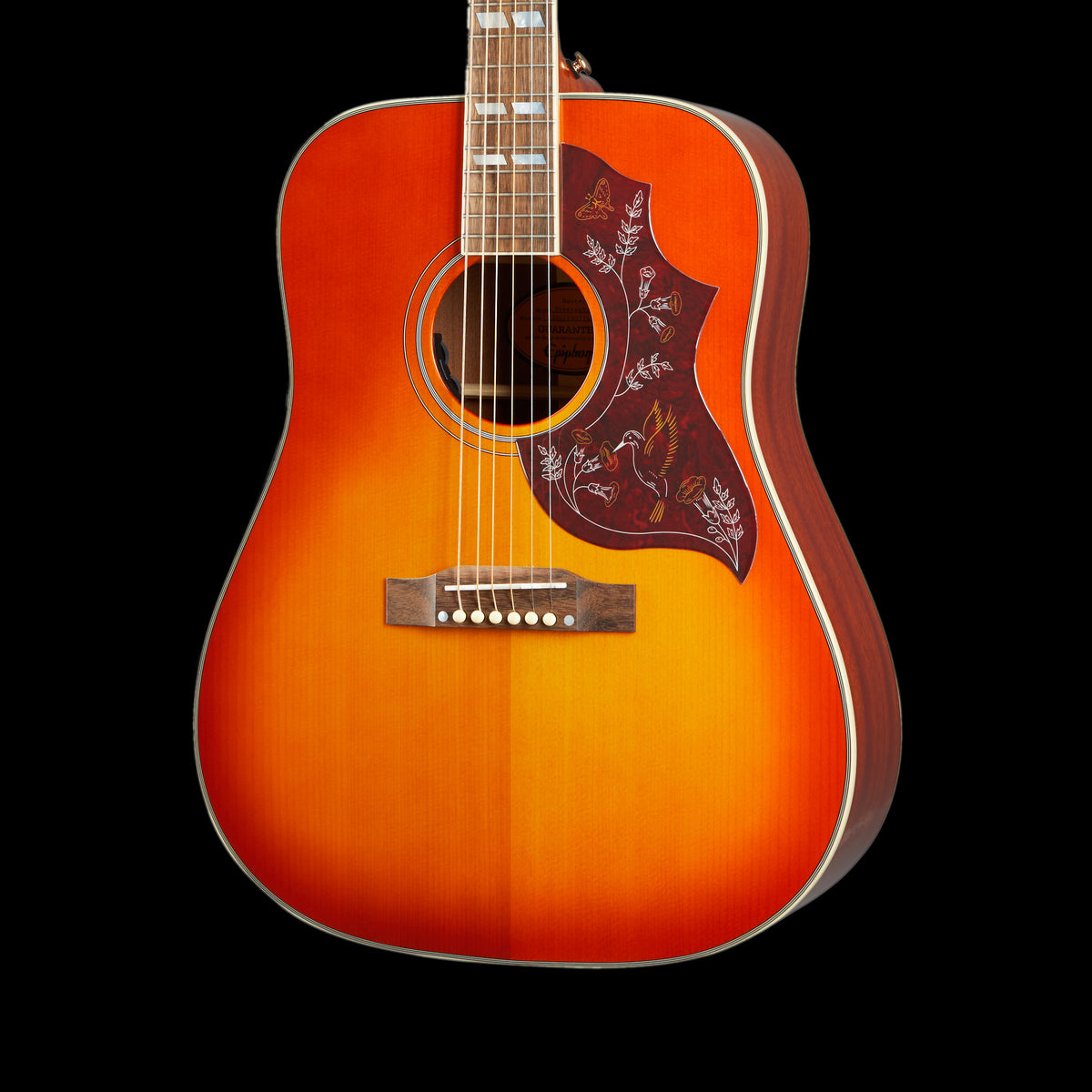 Epiphone Hummingbird Aged Cherry Sunburst Gloss Acoustic Guitar