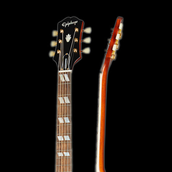 Epiphone Hummingbird Aged Cherry Sunburst Gloss Acoustic Guitar Neck 