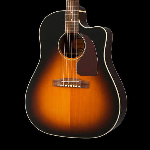 Epiphone J-45 EC All Solid Fishman Presys II Aged Vintage Sunburst Acoustic Electric Guitar