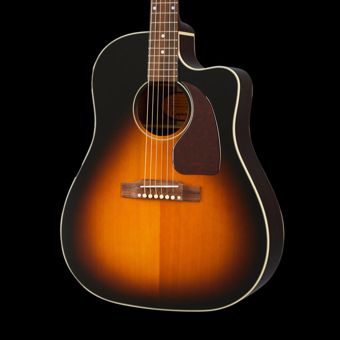 Epiphone J 45 EC All Solid Fishman Presys II Aged Vintage Sunburst Aco Truetone Music