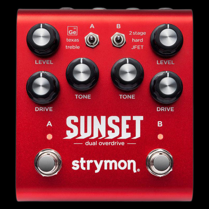 Strymon Sunset Overdrive Guitar Pedal Front