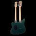 Eastwood Surfcaster 6/12 Double Neck Guitar Metallic Green Back