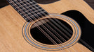 Taylor 150ce 12-String Acoustic Electric Guitar Closeup Soundhole