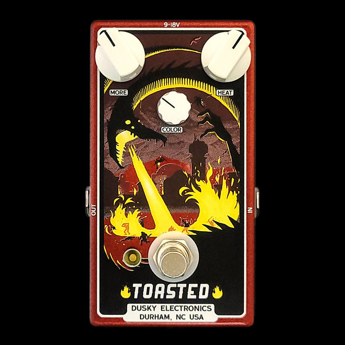 Dusky Electronics Toasted Overdrive Pedal Front