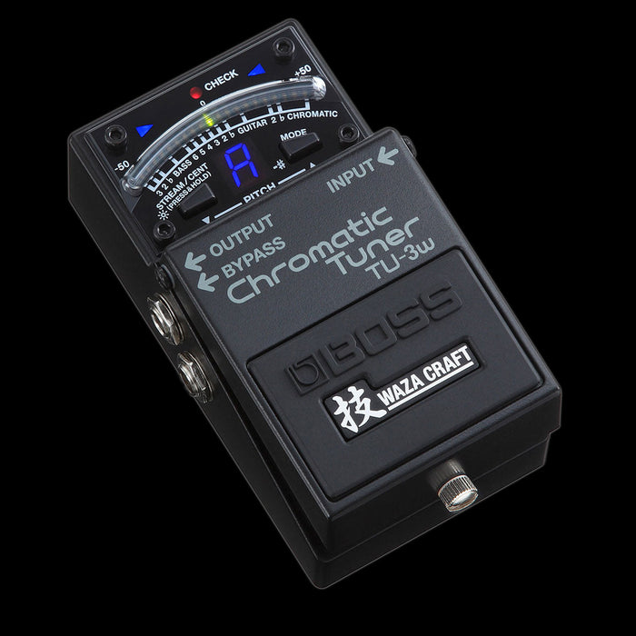 boss bass tuner pedal Boss TU-3W Waza Craft Pedal Tuner Guitar Pedal — Truetone Music