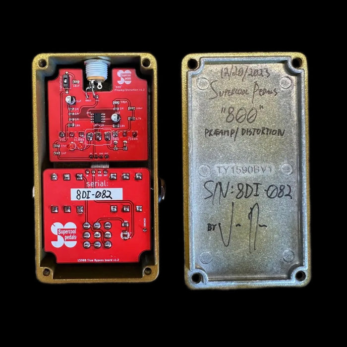 Supercool 800 Preamp/Distortion Pedal Inside