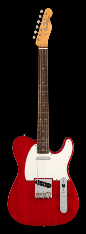 Fender American Vintage II 1963 Telecaster Rosewood Fingerboard Crimson Red Transparent Electric Guitar With Case