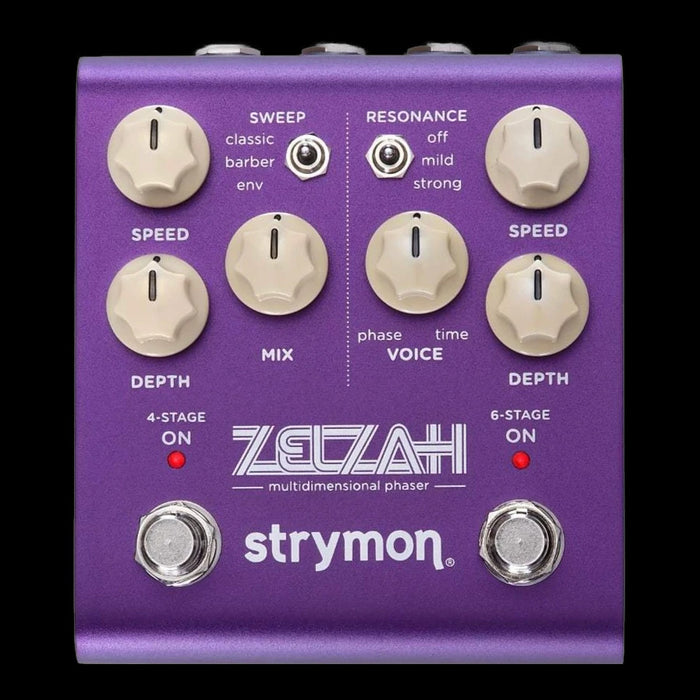 Strymon Zelzah Multidimensional Phaser Guitar Effect Pedal Front
