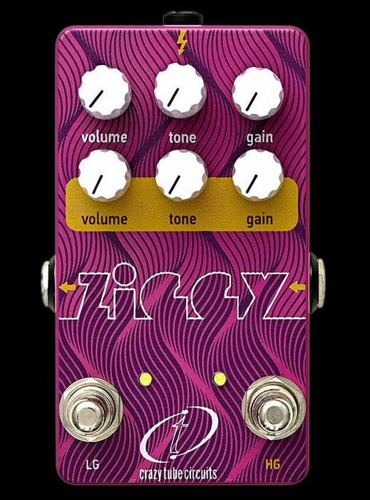 Crazy Tube Circuits Ziggy v2 Overdrive/Distortion Guitar Effect Pedal