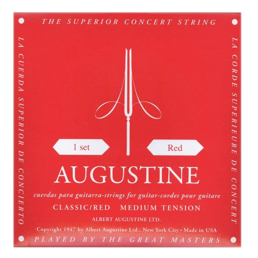 Augustine Red Classic Medium Tension Classical Guitar Strings