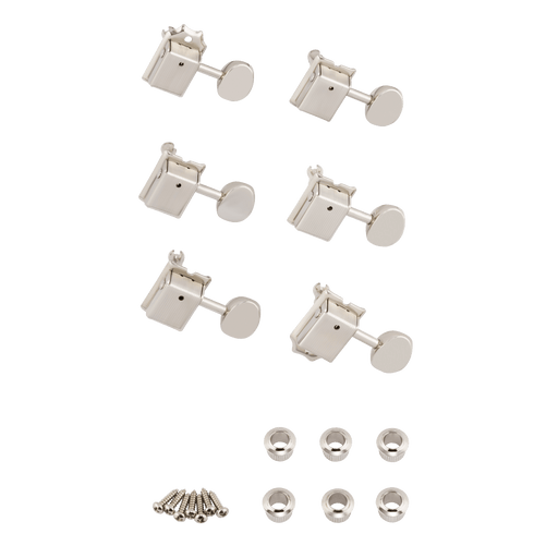 Fender Vintage-Style Strat/Tele Tuners Nickel (6)