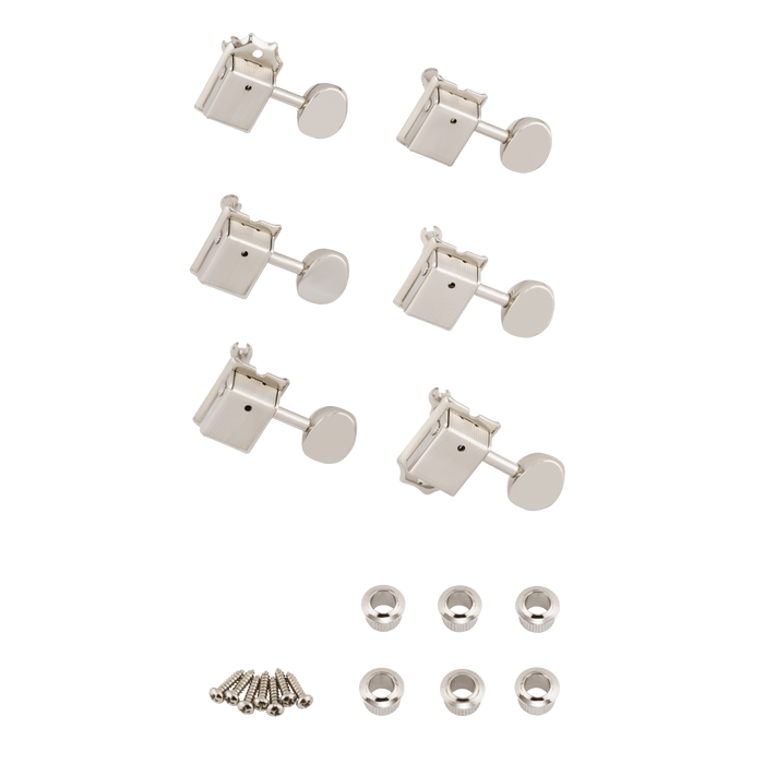 Fender Vintage-Style Strat/Tele Tuners Nickel (6)