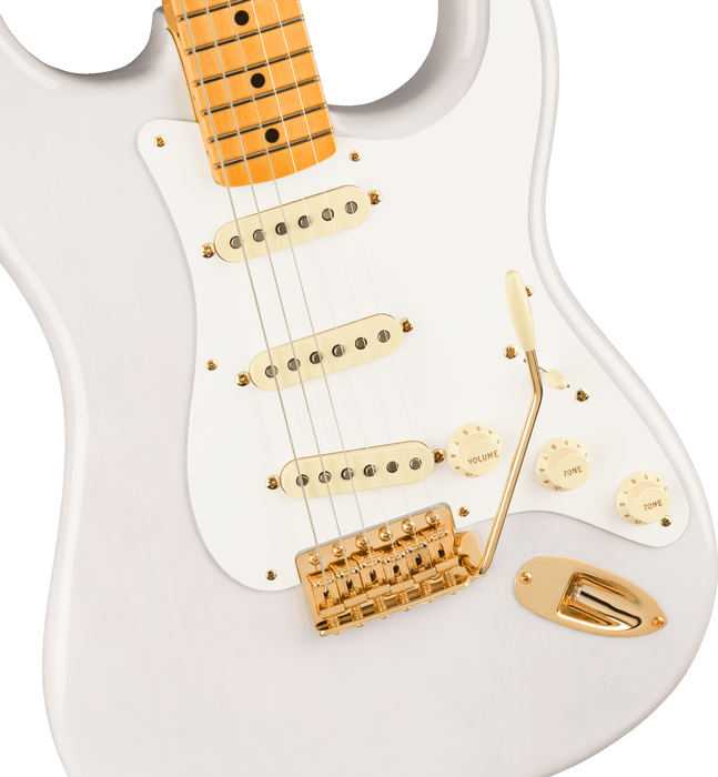 DISC - Fender Limited Edition American Original 50s Stratocaster Maple Neck Mary Kay White Blonde Electric Guitar